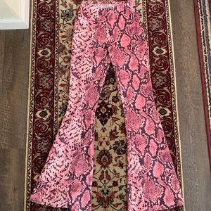 Snakeskin Bell Bottoms